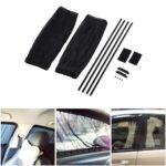 ⁦2Pcs Rideau glissé de fenêtre Protection UV pour Voiture – ستار نوافذ جانبية في السيارة⁩ - الصورة ⁦3⁩