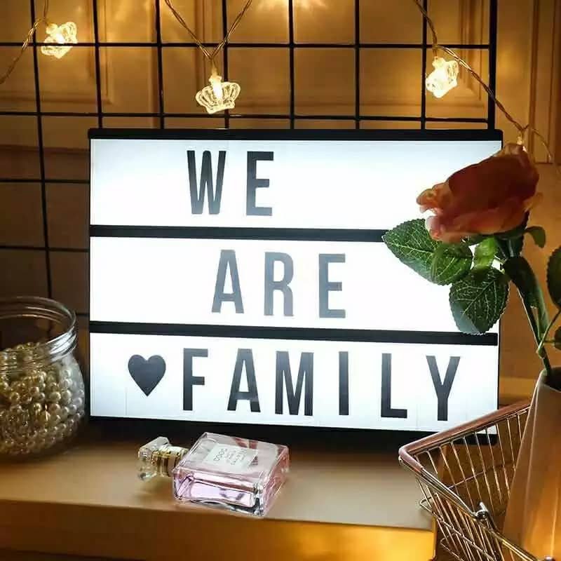 313501412_5543976542350137_3714700089762439692_n.jpg LED MESSAGE LIGHT BOX -Noir et Blanc - الصورة 1