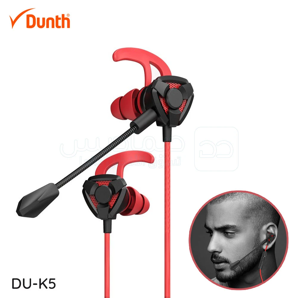 6902430855554_1-3.png Écouteurs filaires gaming avec microphone intégré, pour PS4 et switch et xbox et PC 3.5mm DUNTH DU-K5 - الصورة 1