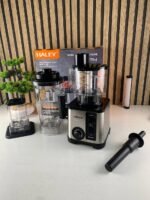 ⁦Blender Mixeur Electrique 3 En 1 Avec Mini Hachoir Et Moulin HALEY HY-2714 – خلاط كهربائي 3 في 1 مع مفرمة ومطحنة⁩ - الصورة ⁦7⁩