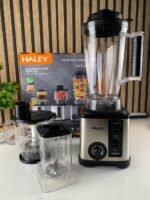 ⁦Blender Mixeur Electrique 3 En 1 Avec Mini Hachoir Et Moulin HALEY HY-2714 – خلاط كهربائي 3 في 1 مع مفرمة ومطحنة⁩ - الصورة ⁦6⁩