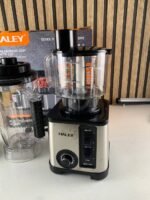 ⁦Blender Mixeur Electrique 3 En 1 Avec Mini Hachoir Et Moulin HALEY HY-2714 – خلاط كهربائي 3 في 1 مع مفرمة ومطحنة⁩ - الصورة ⁦9⁩