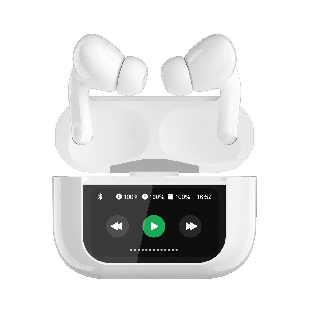 Airpods-new-gen-cnc.jpg Écouteur Bluetooth Écran tactile LCD couleur intelligent ANC Réduction du bruit - الصورة 1