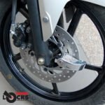 ⁦Antivol à disque en acier inoxydable 110 dB avec clés et pochette de transport – جهاز إنذار مضاد سرقة للدرجات⁩ - الصورة ⁦2⁩