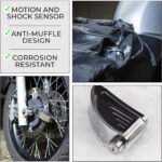 ⁦Antivol à disque en acier inoxydable 110 dB avec clés et pochette de transport – جهاز إنذار مضاد سرقة للدرجات⁩ - الصورة ⁦6⁩