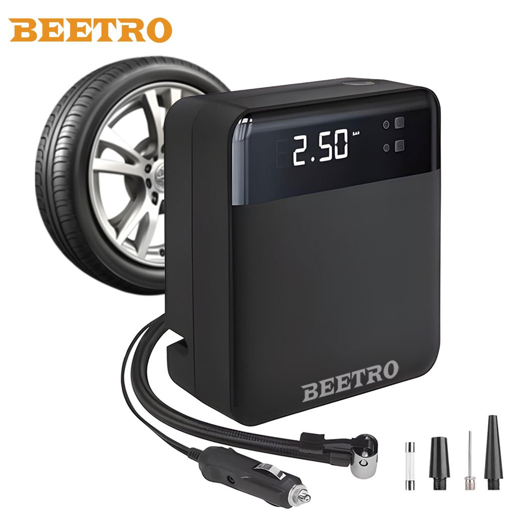 BET1-1.jpeg Compresseur de voiture écran LCD 100W 150psi BE0174 – جهاز ضغط العجلات للسياراة - الصورة 1