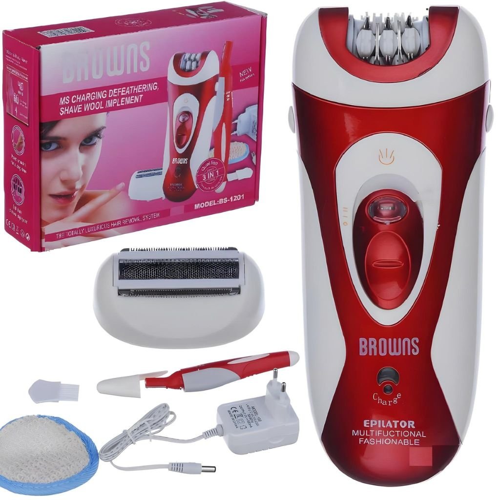 BS1201-3-2.jpg Épilateur Féminin 3-en-1 de BROWNS – ماكينة حلاقة نسائية - الصورة 1