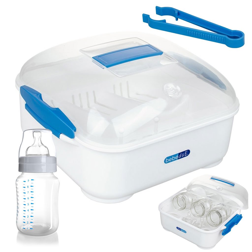 Bebe-Due-cnc-6.jpg Stérilisateur à micro-ondes pour biberon bébé Bebe Due – معقم قارورات الرضع - الصورة 1