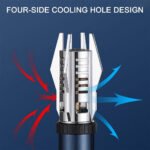 ⁦Briquet à flamme droite très puissant coupe-vent – موقد نار محمول⁩ - الصورة ⁦2⁩