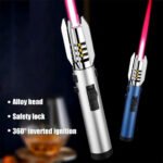 ⁦Briquet à flamme droite très puissant coupe-vent – موقد نار محمول⁩ - الصورة ⁦3⁩