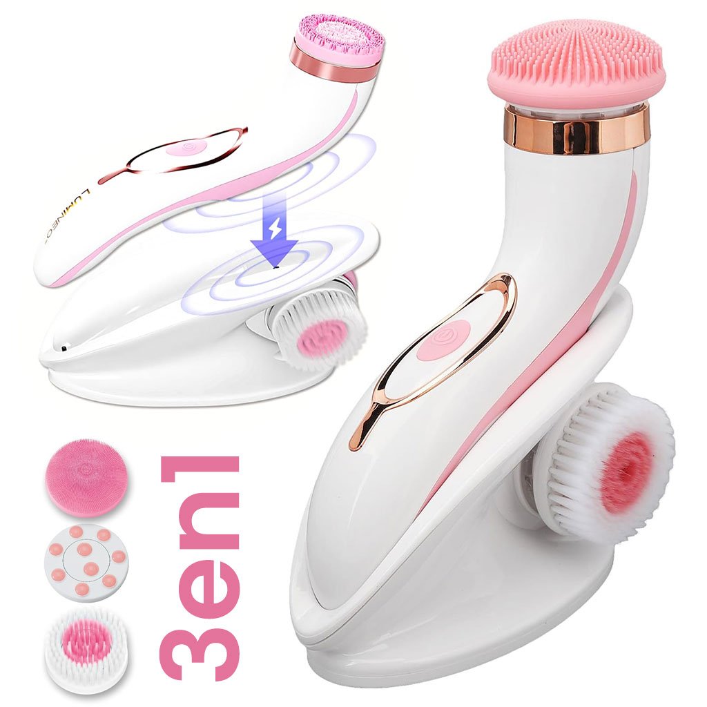 Cnaier-cnc-3.jpg CNAIER Brosse Nettoyante Visage en Profondeur avec 3 embouts – جهاز تنظيف البشرة بعمق - الصورة 1