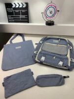 ⁦Ensemble de sacs d’école Kawai pour adolescents 4Pcs CLBD V3 Bleu – محفظة 4 قطع كاواي أزرق⁩ - الصورة ⁦6⁩