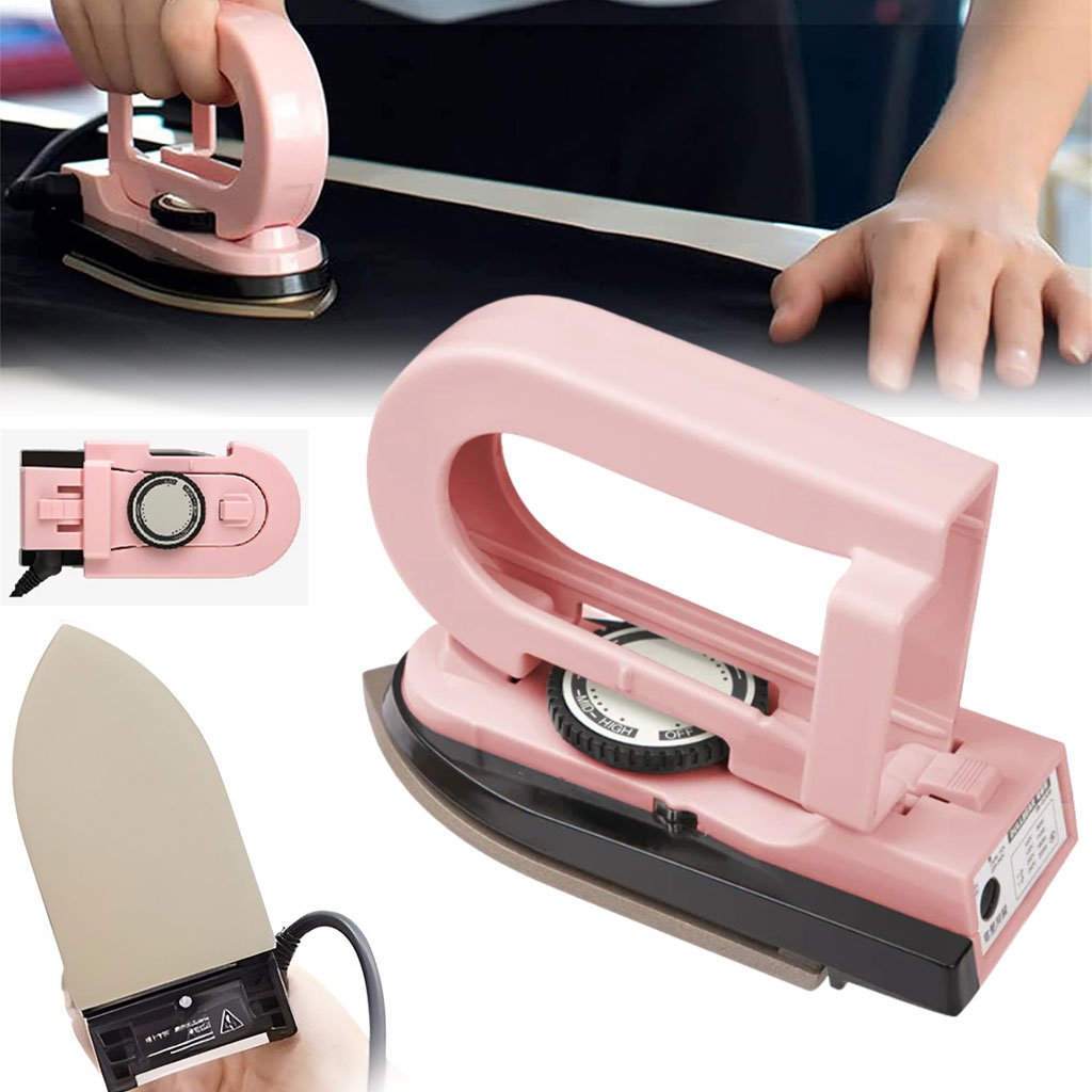 F001-Iron-cnc-2.jpg Mini Fer à Repasser Portable avec Température Réglable – مكواة ملابس محمولة - الصورة 1