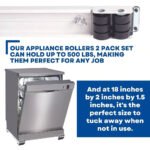 ⁦Support Mobile pour Machine à Laver et Réfrigérateur – ناقل أجهزة كهرومنزلية وأثاث الثقيل⁩ - الصورة ⁦5⁩