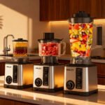 ⁦Blender Mixeur Electrique 3 En 1 Avec Mini Hachoir Et Moulin HALEY HY-2714 – خلاط كهربائي 3 في 1 مع مفرمة ومطحنة⁩ - الصورة ⁦3⁩