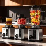 ⁦Blender Mixeur Electrique 3 En 1 Avec Mini Hachoir Et Moulin HALEY HY-2714 – خلاط كهربائي 3 في 1 مع مفرمة ومطحنة⁩ - الصورة ⁦2⁩