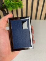 ⁦Étui portefeuille en acier noir avec protection RFID pour 6 cartes de crédit – محفظة بطاقات الإئتمان⁩ - الصورة ⁦7⁩