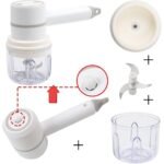 ⁦Batteur de Cuisine 6en1 Multifonction avec Plusieurs Têtes – جهاز تحضير الطعام وفرشاة تنظيف⁩ - الصورة ⁦3⁩