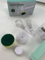 ⁦Batteur de Cuisine 6en1 Multifonction avec Plusieurs Têtes – جهاز تحضير الطعام وفرشاة تنظيف⁩ - الصورة ⁦8⁩