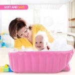 ⁦Baignoire gonflable pour bébé antidérapante avec poche latéral – حوض الاستحمام قابل للنفخ للأطفال⁩ - الصورة ⁦3⁩