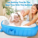 ⁦Baignoire gonflable pour bébé antidérapante avec poche latéral – حوض الاستحمام قابل للنفخ للأطفال⁩ - الصورة ⁦5⁩