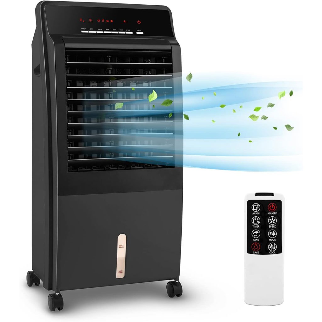 Red-Cooler-cnc-1.jpg Refroidisseur d’Air Portable 4 en 1 Réservoir 8L – مبرد متنقل - الصورة 1