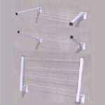 ⁦Sèche linge Mural Rabattable avec corde⁩ - الصورة ⁦6⁩