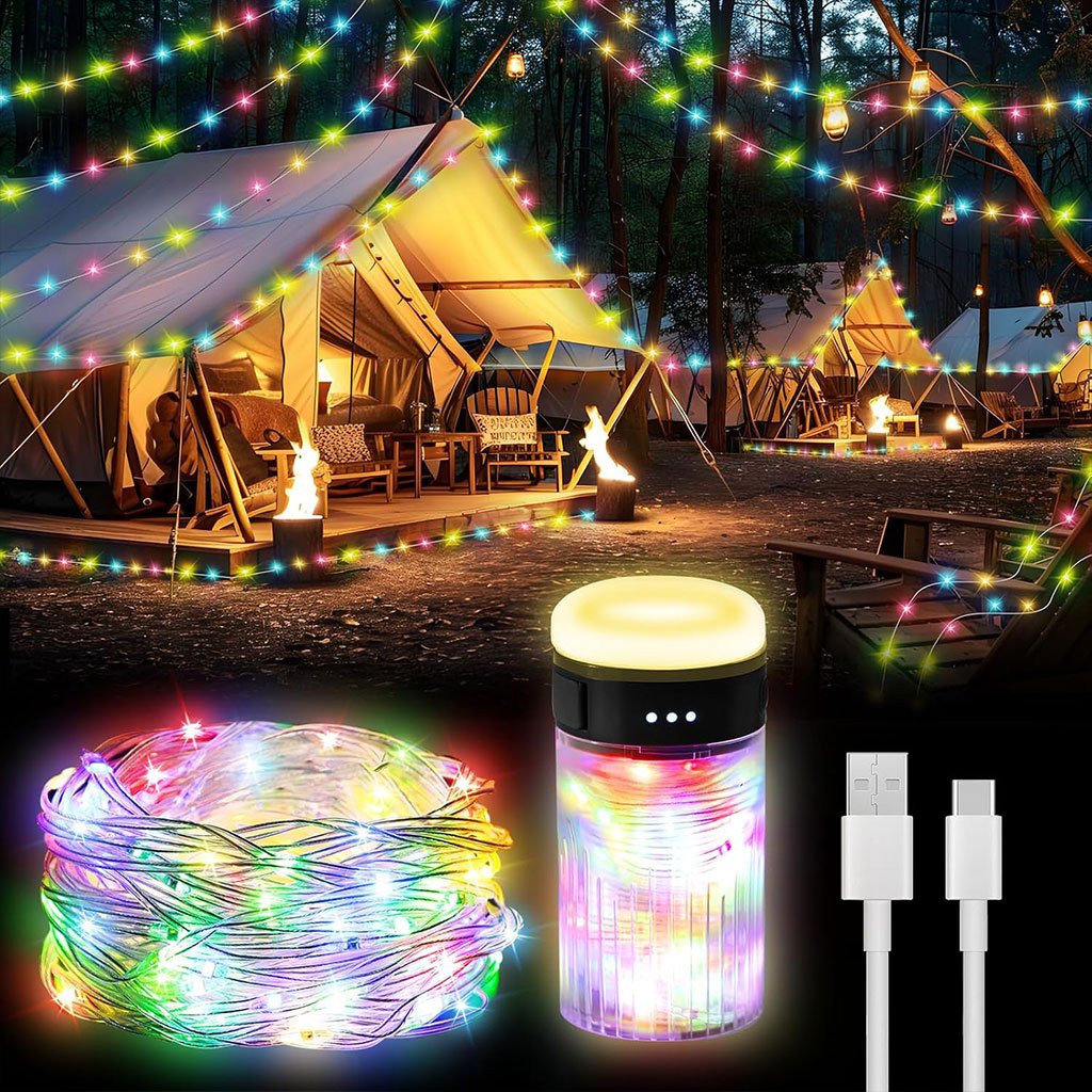 String-10m-cnc-1.jpg Lampe de Camping Enroulable avec Guirlande Lumineuse 10m – مصباح تخييم محمول وقابل للشحن - الصورة 1