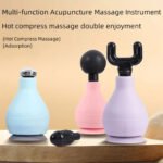 ⁦Appareil de Massage Rechargeable Portatif avec 5 Têtes Interchangeables – جهاز تدليك محمول قابل للتثبيت⁩ - الصورة ⁦2⁩