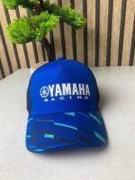 ⁦Casquette Yamaha Racing Bleu et Noire avec Filet Respirant Unisexe – قبعة رياضية جودة عالية⁩ - الصورة ⁦8⁩