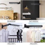 ⁦Séchoir à Linge Rétractable pour Gagner de L’espace – علاقة ملابس لتوفير المساحة⁩ - الصورة ⁦3⁩