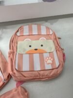 ⁦Ensemble de sacs d’école Kawai pour adolescents 3Pcs Ours Rose – محفظة 3 قطع كاواي وردي⁩ - الصورة ⁦6⁩