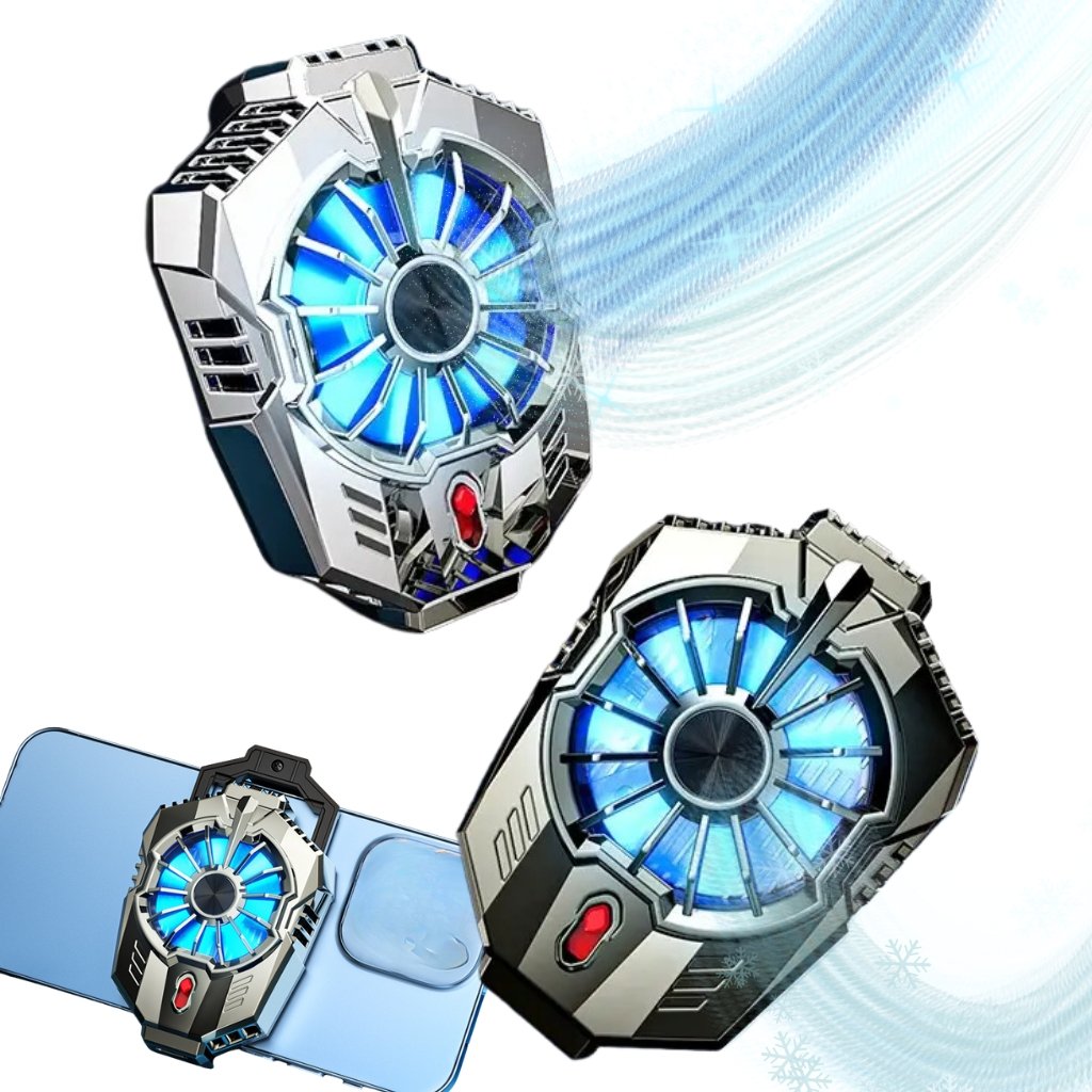 xr:d:DAFz9De9ed8:3840,j:7343542901828186454,t:24040312 X20 refroidisseur de téléphone portable 2 vitesse à faible bruit - الصورة 1