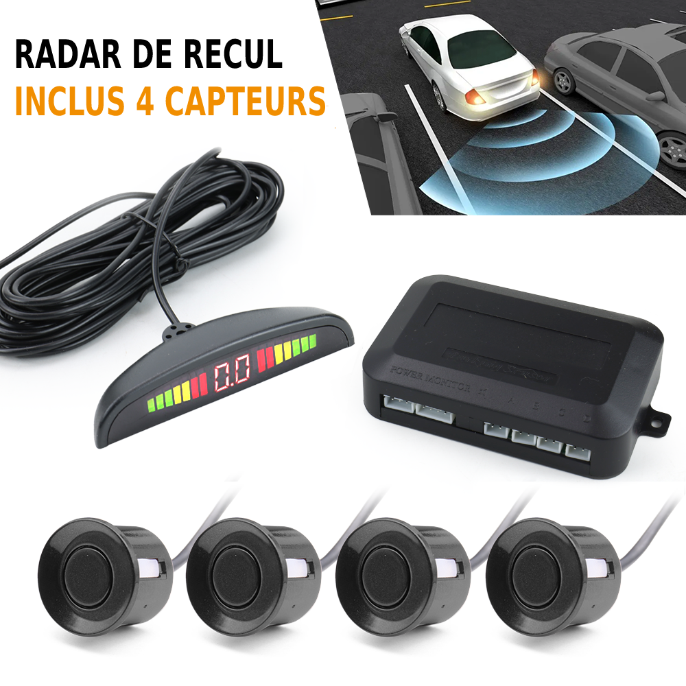 s-l1600.png Radar de recul avec detecteur Automatique Pour Voiture - الصورة 1