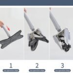 ⁦Serpillière Papillon Rotative en Microfibre Type X – ممسحة دوارة من الألياف الدقيقة⁩ - الصورة ⁦4⁩