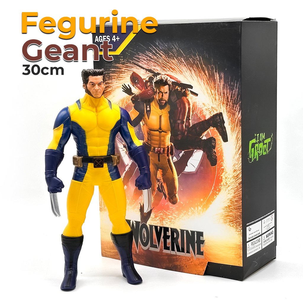 wolverine-cnc-2.jpg Wolverine Figurine Géant 30cm en PVC - الصورة 1