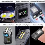 ⁦Lampe torche à clip pour chapeau à haute luminosité avec base magnétique – مصباح مغناطيسي عالي السطوع⁩ - الصورة ⁦7⁩