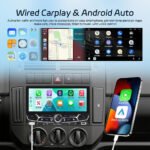 ⁦Autoradio 2 Din avec Carplay et Android Auto Ecran Tactile avec Mirror Link – جهاز راديو سيارة⁩ - الصورة ⁦2⁩