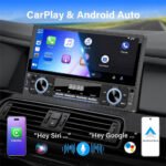 ⁦Autoradio 2-DIN avec écran tactile, USB-C, Bluetooth, Wi-Fi, CarPlay et Android Auto – جهاز راديو سيارة⁩ - الصورة ⁦6⁩