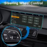 ⁦Autoradio 2-DIN avec écran tactile, USB-C, Bluetooth, Wi-Fi, CarPlay et Android Auto – جهاز راديو سيارة⁩ - الصورة ⁦3⁩