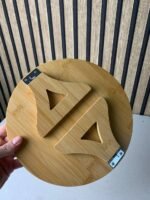 ⁦Plateau d'accoudoir de fauteuil en Bambou à Clip de Bras - صينية مسند ذراع للأريكة⁩ - الصورة ⁦10⁩