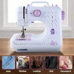 ⁦Machine à coudre portable 12 points 2 vitesses avec veilleuse LED et pédale - ماكينة خياطة محمولة⁩ - الصورة ⁦3⁩