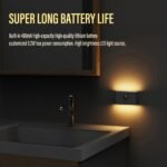 ⁦Smart Applique murale LED intelligente à détecteur de mouvement rechargeable 2Pcs - طقم مصباحين لإضاءة الممرات⁩ - الصورة ⁦9⁩